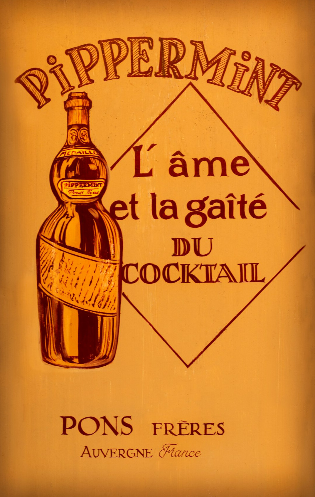 vintage french ad poster