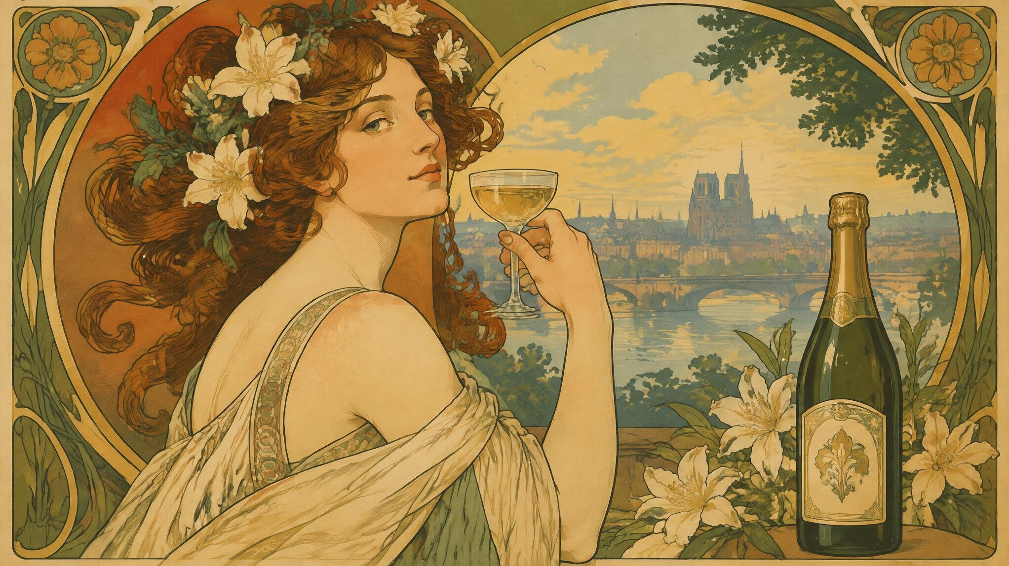 art nouveau poster