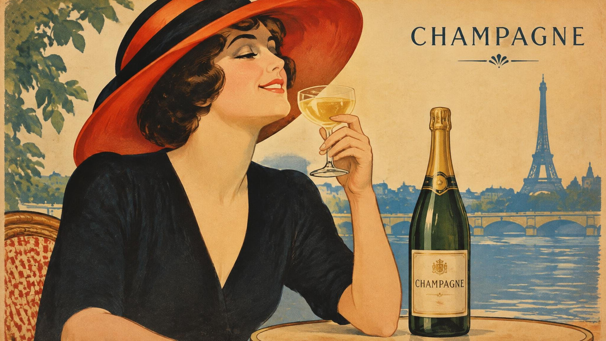 vintage french ad poster